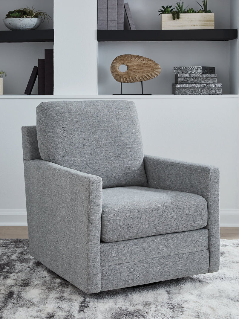 Freybourne Next-Gen Nuvella Swivel Accent Chair - Jay's Mattress Plus (NY)