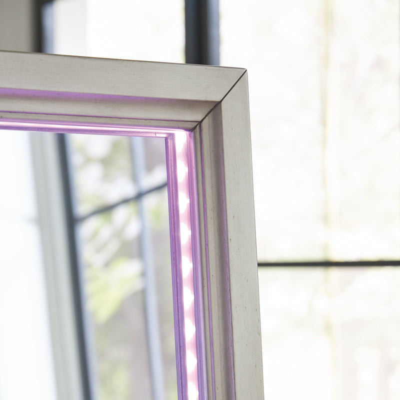 Evesen Floor Standing Mirror/Storage - Jay's Mattress Plus (NY)