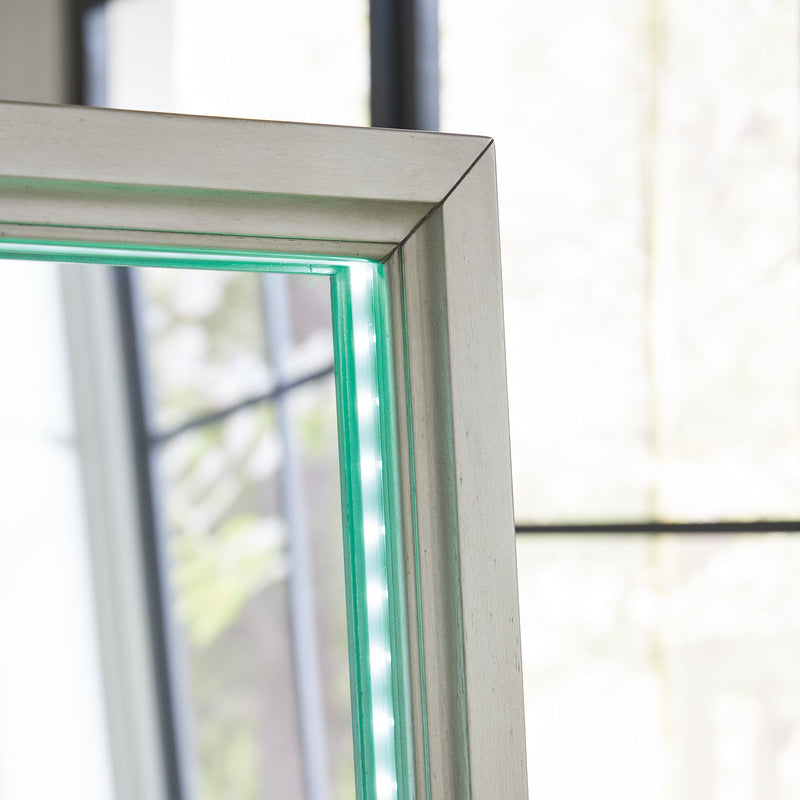 Evesen Floor Standing Mirror/Storage - Jay's Mattress Plus (NY)