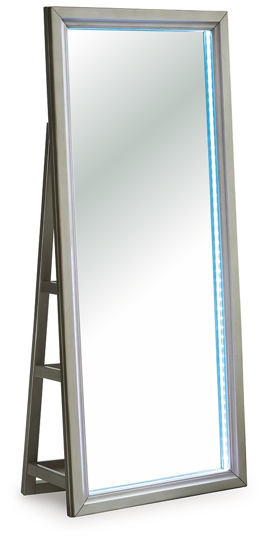 Evesen Floor Standing Mirror/Storage - Jay's Mattress Plus (NY)
