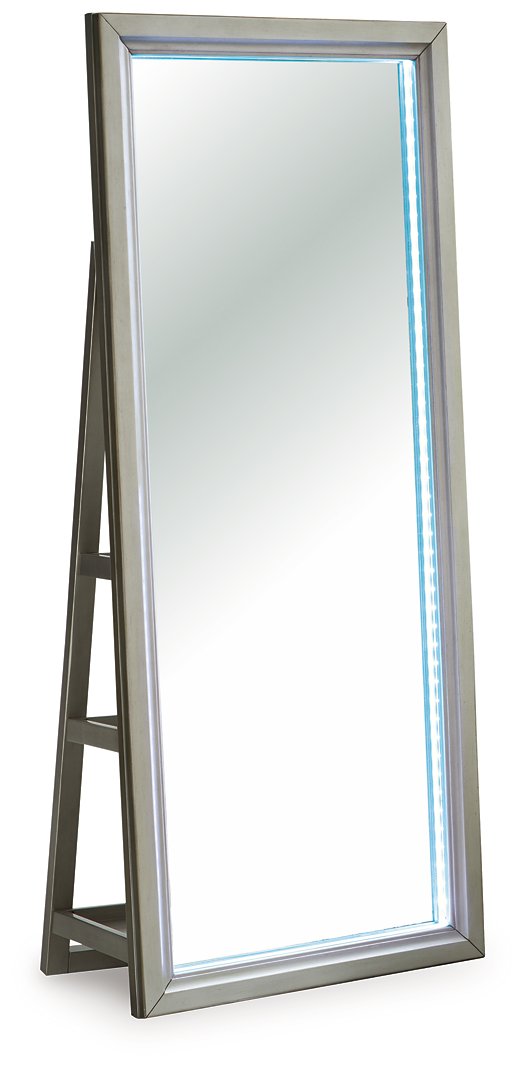 Evesen Floor Standing Mirror/Storage - Jay's Mattress Plus (NY)