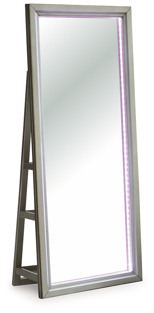 Evesen Floor Standing Mirror/Storage - Jay's Mattress Plus (NY)