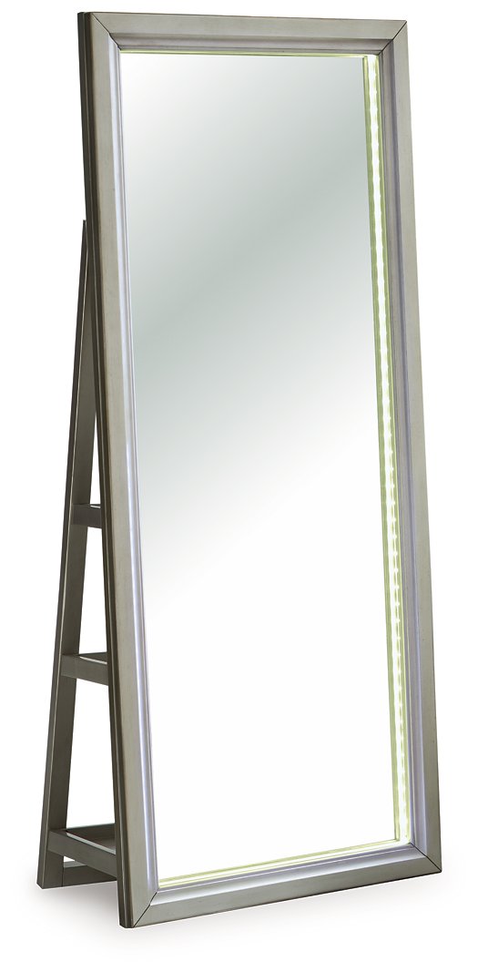 Evesen Floor Standing Mirror/Storage - Jay's Mattress Plus (NY)