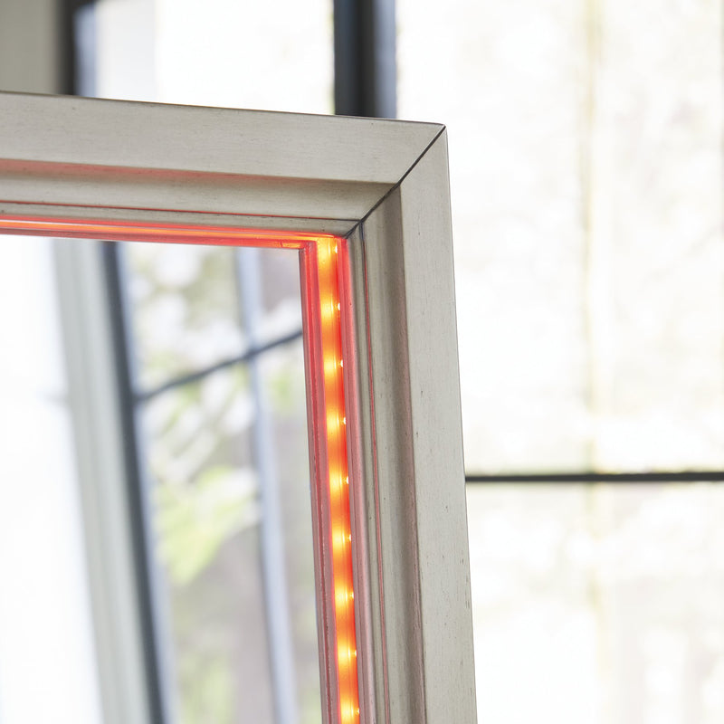 Evesen Floor Standing Mirror/Storage - Jay's Mattress Plus (NY)