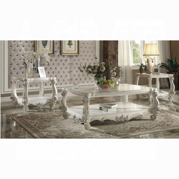 Versailles Bone White Coffee Table - Jay's Mattress Plus (NY)
