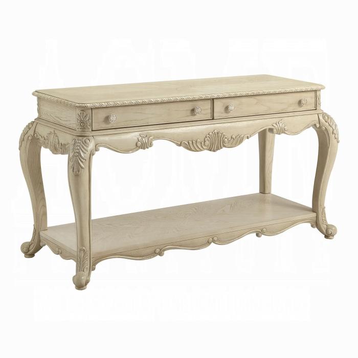 Ragenardus Antique White Sofa Table - Jay's Mattress Plus (NY)