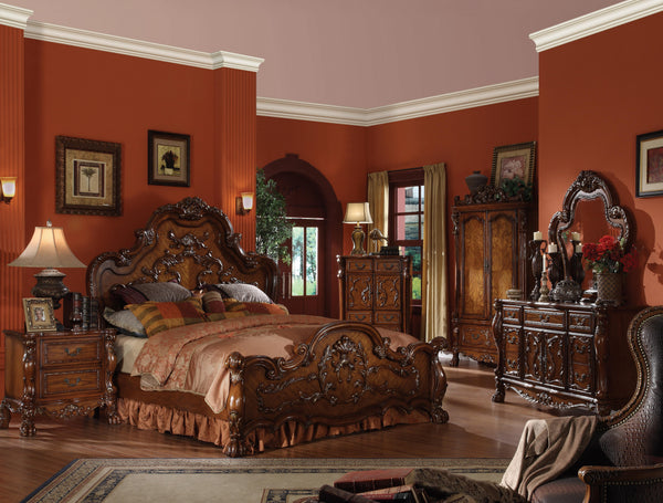 Dresden Cherry Oak Eastern King Bed - Jay's Mattress Plus (NY)