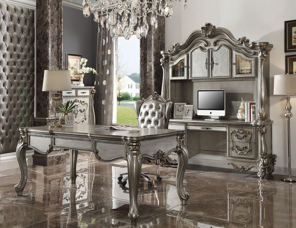 Versailles Antique Platinum Desk - Jay's Mattress Plus (NY)