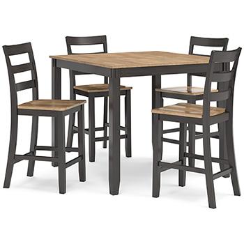 Gesthaven Counter Height Dining Table and 4 Barstools (Set of 5) - Jay's Mattress Plus (NY)