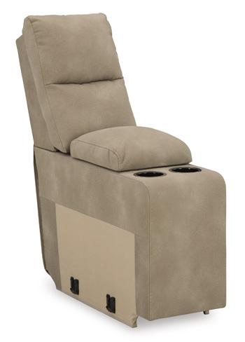 Next-Gen DuraPella Power Reclining Sectional Loveseat with Console - Jay's Mattress Plus (NY)