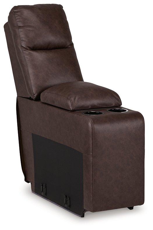 Punch Up Power Reclining Sectional Loveseat with Console - Jay's Mattress Plus (NY)