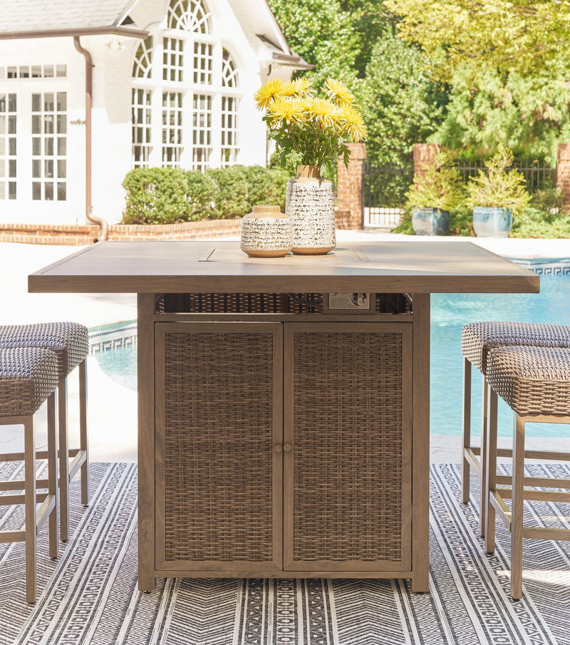 Walton Bridge Outdoor Dining Set - Jay's Mattress Plus (NY)