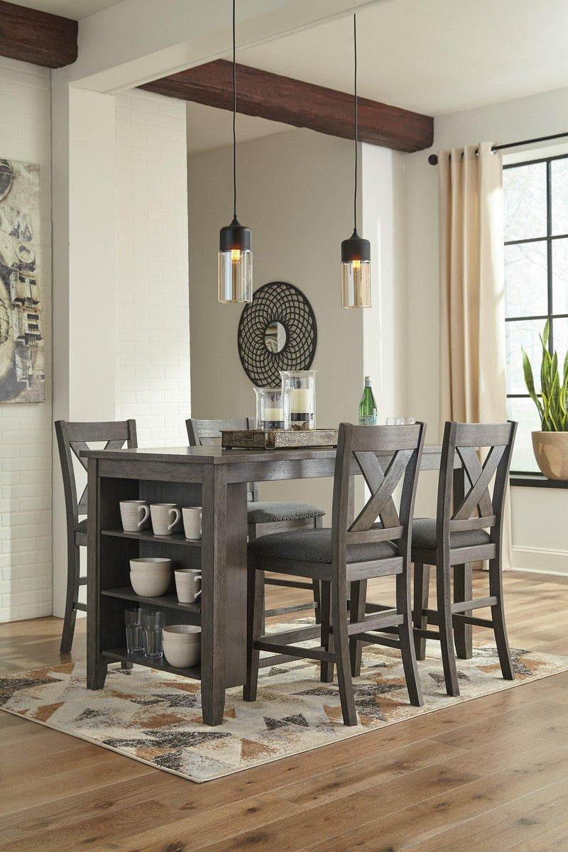 Caitbrook Counter Height Upholstered Bar Stool - Jay's Mattress Plus (NY)