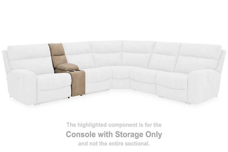 Next-Gen DuraPella Power Reclining Sectional Loveseat with Console - Jay's Mattress Plus (NY)