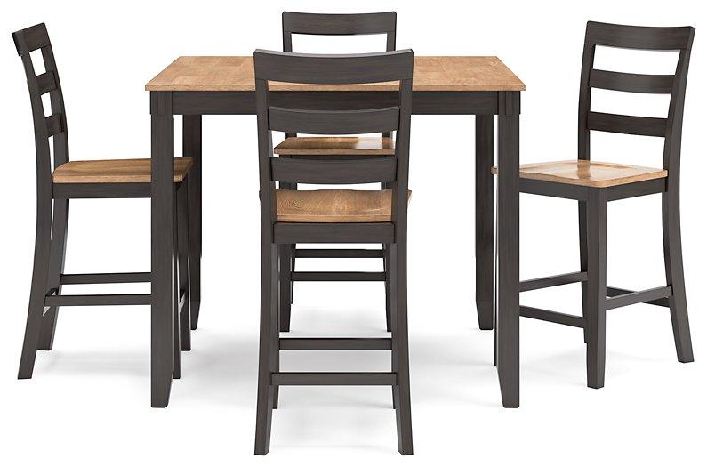 Gesthaven Counter Height Dining Table and 4 Barstools (Set of 5) - Jay's Mattress Plus (NY)
