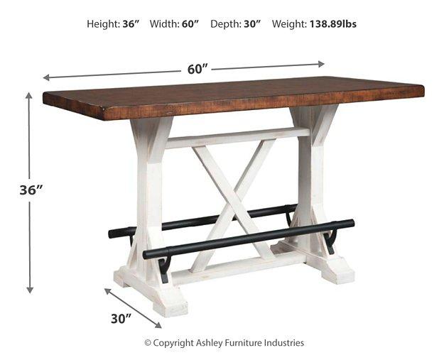 Valebeck Counter Height Dining Table - Jay's Mattress Plus (NY)