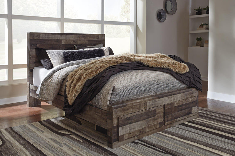 Derekson Bed with 2 Side Storage - Jay's Mattress Plus (NY)