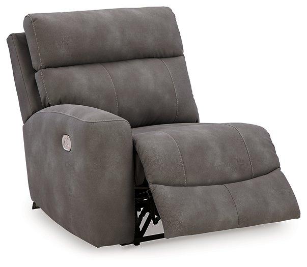 Next-Gen DuraPella Power Reclining Sectional Loveseat with Console - Jay's Mattress Plus (NY)