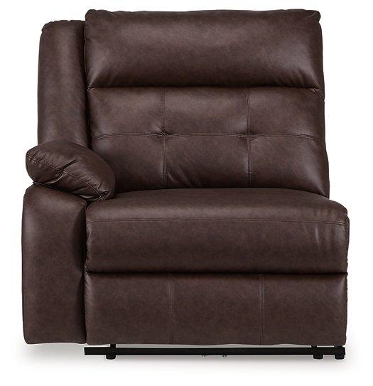 Punch Up Power Reclining Sectional Loveseat with Console - Jay's Mattress Plus (NY)