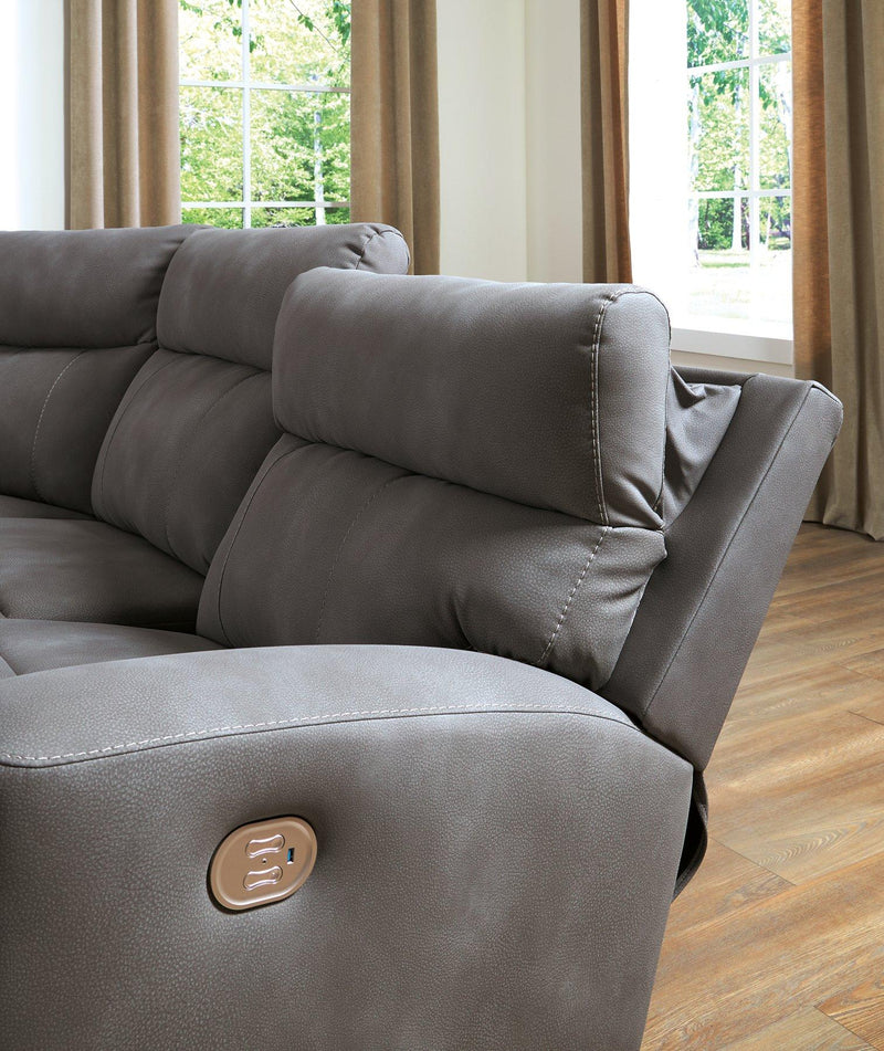 Next-Gen DuraPella Power Reclining Sectional Sofa - Jay's Mattress Plus (NY)