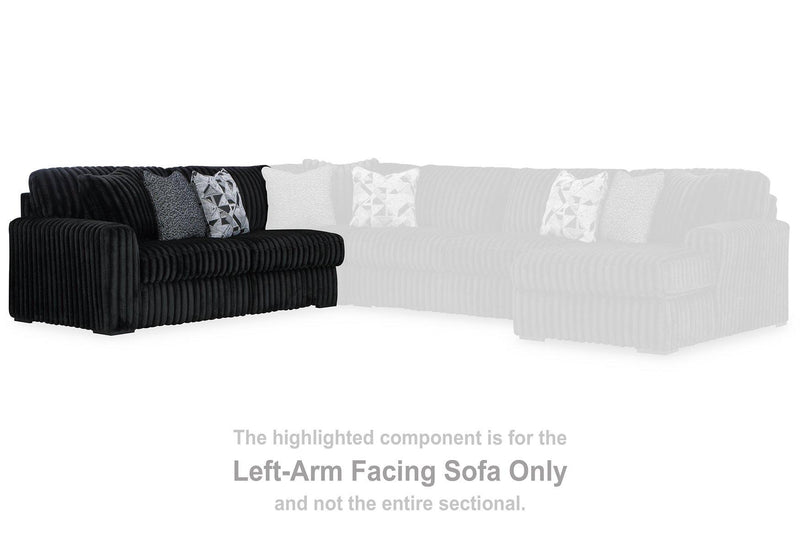 Midnight-Madness Sectional Sofa with Chaise - Jay's Mattress Plus (NY)