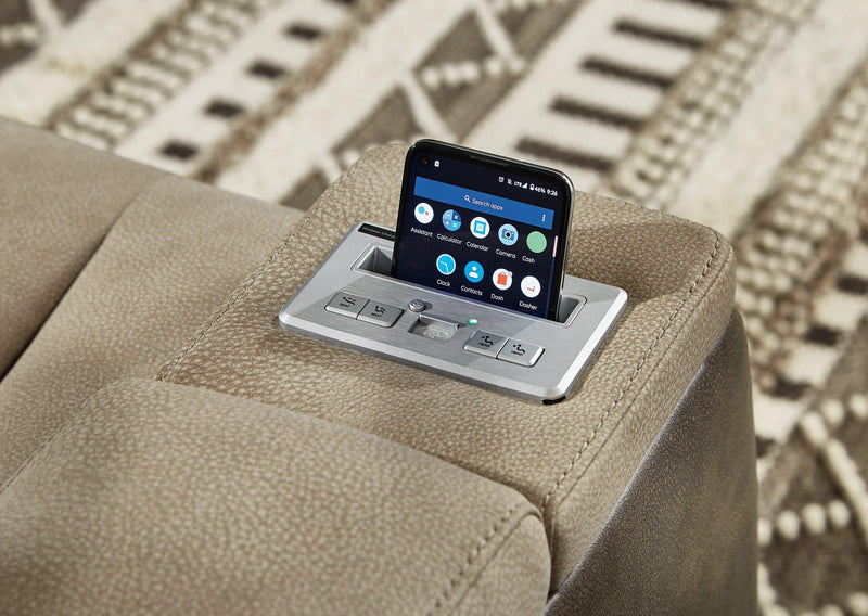 Next-Gen DuraPella Power Reclining Loveseat with Console - Jay's Mattress Plus (NY)