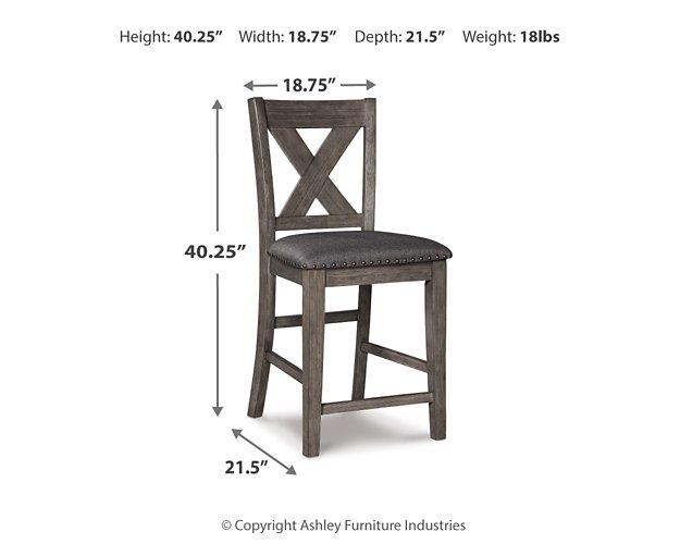 Caitbrook Counter Height Upholstered Bar Stool - Jay's Mattress Plus (NY)