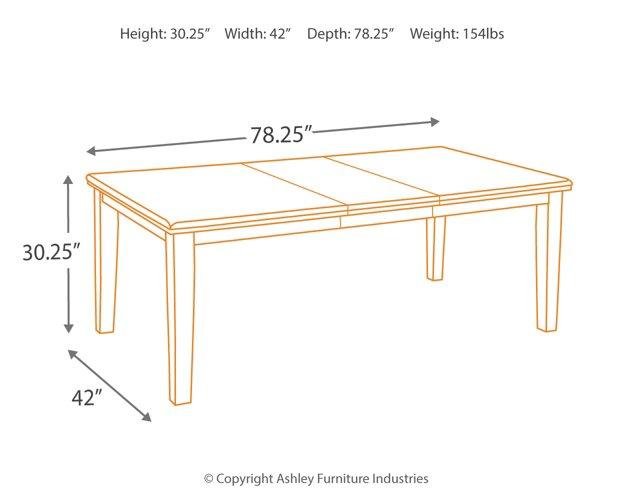 Haddigan Dining Set - Jay's Mattress Plus (NY)