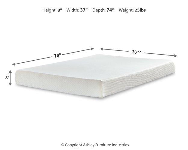 Chime 8 Inch Memory Foam Mattress in a Box - Jay's Mattress Plus (NY)
