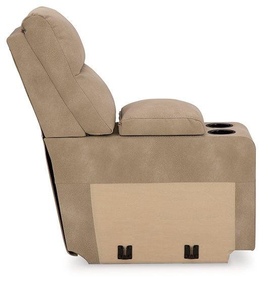 Next-Gen DuraPella Power Reclining Sectional Loveseat with Console - Jay's Mattress Plus (NY)