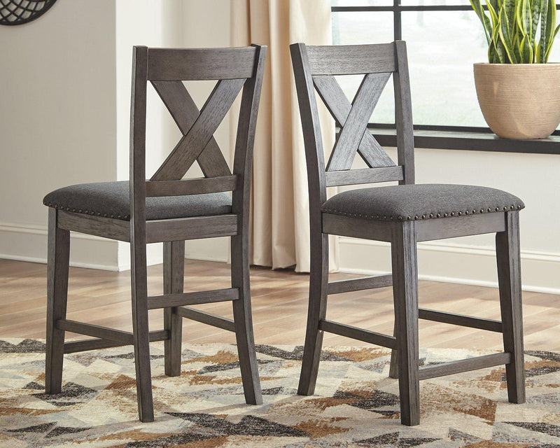 Caitbrook Counter Height Upholstered Bar Stool - Jay's Mattress Plus (NY)
