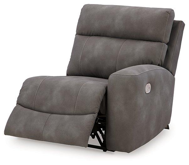 Next-Gen DuraPella Power Reclining Sectional Loveseat with Console - Jay's Mattress Plus (NY)