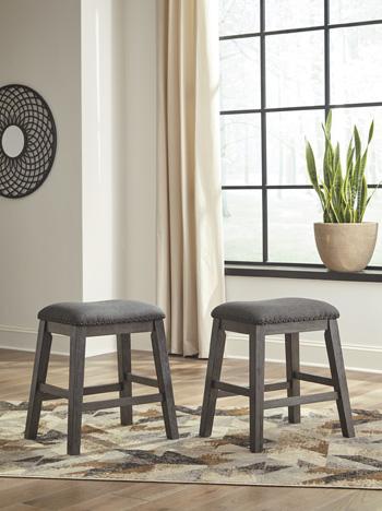 Caitbrook Counter Height Upholstered Bar Stool - Jay's Mattress Plus (NY)