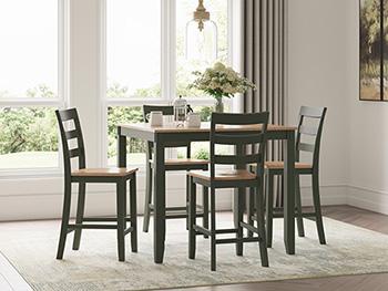 Gesthaven Counter Height Dining Table and 4 Barstools (Set of 5) - Jay's Mattress Plus (NY)