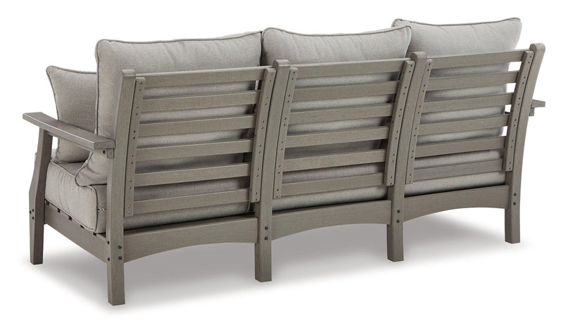 Visola Outdoor Sofa and Loveseat Set - Jay's Mattress Plus (NY)