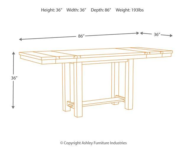 Moriville Counter Height Dining Set - Jay's Mattress Plus (NY)