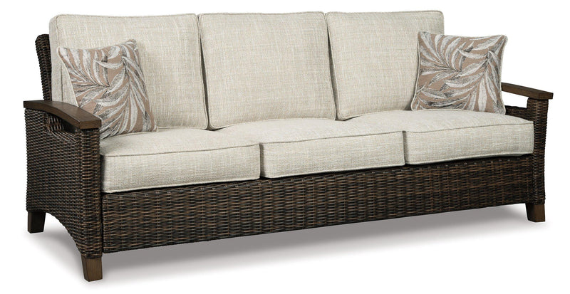Paradise Trail Outdoor Sofa, Lounge Chairs and Fire Pit Table - Jay's Mattress Plus (NY)