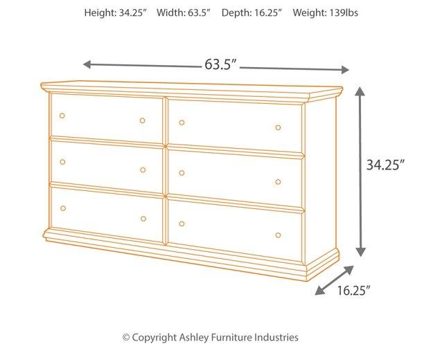 Maribel Dresser and Mirror - Jay's Mattress Plus (NY)