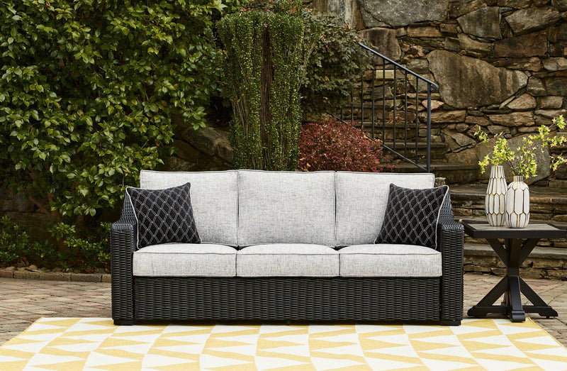 Beachcroft Outdoor Sofa with Cushion - Jay's Mattress Plus (NY)