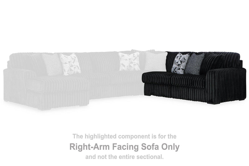 Midnight-Madness Sectional Sofa with Chaise - Jay's Mattress Plus (NY)