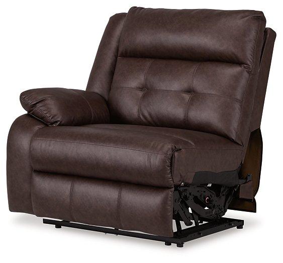Punch Up Power Reclining Sectional Loveseat with Console - Jay's Mattress Plus (NY)
