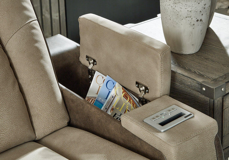 Next-Gen DuraPella Power Reclining Loveseat with Console - Jay's Mattress Plus (NY)
