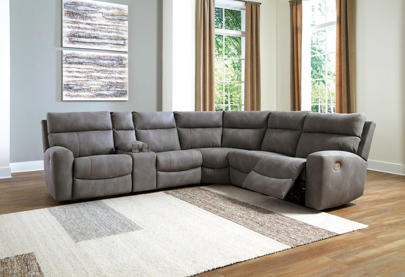 Next-Gen DuraPella Power Reclining Sectional - Jay's Mattress Plus (NY)