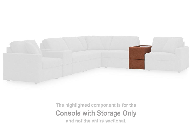 Modmax Balanced Sectional with Audio and Storage Consoles - Jay's Mattress Plus (NY)
