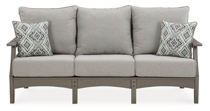 Visola Outdoor Sofa and Loveseat Set - Jay's Mattress Plus (NY)