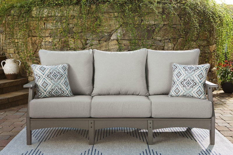 Visola Outdoor Sofa and Loveseat Set - Jay's Mattress Plus (NY)