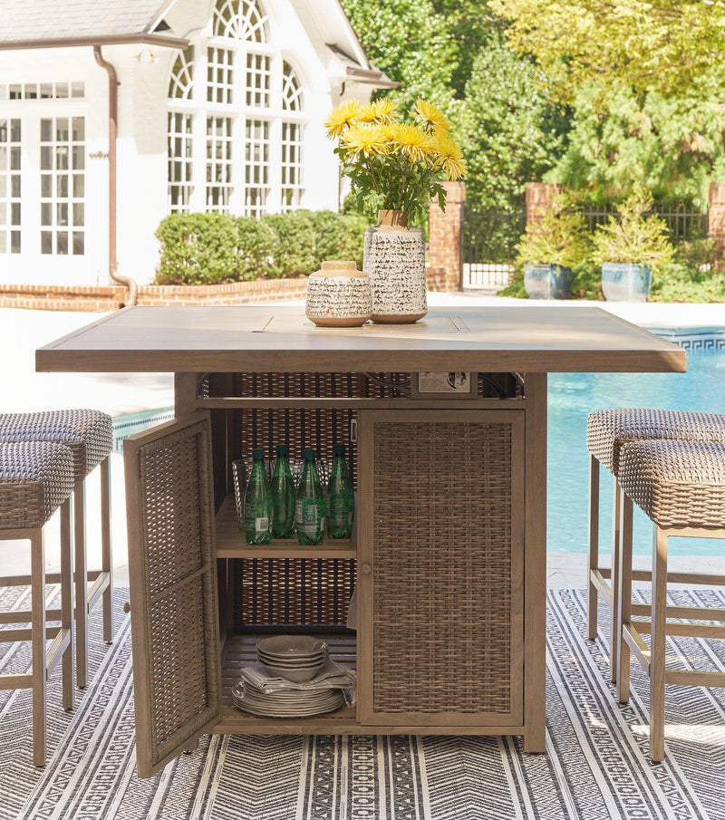 Walton Bridge Outdoor Dining Set - Jay's Mattress Plus (NY)