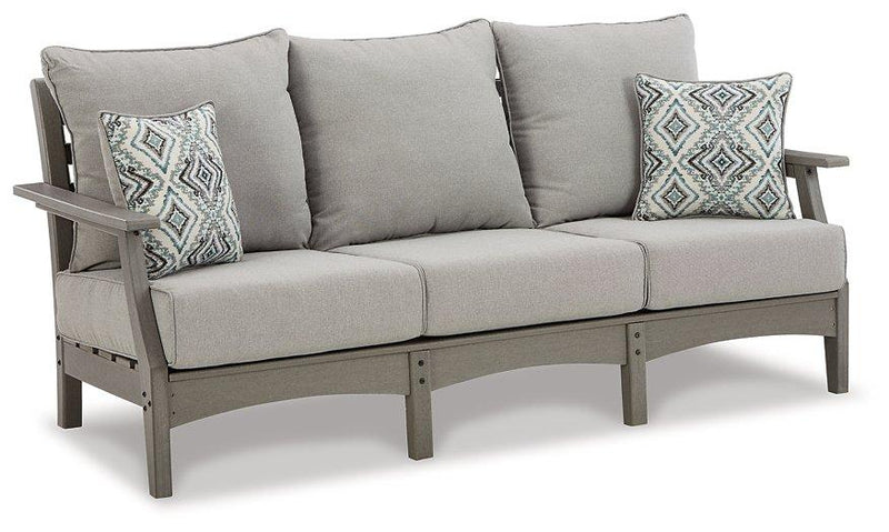 Visola Outdoor Sofa and Loveseat Set - Jay's Mattress Plus (NY)