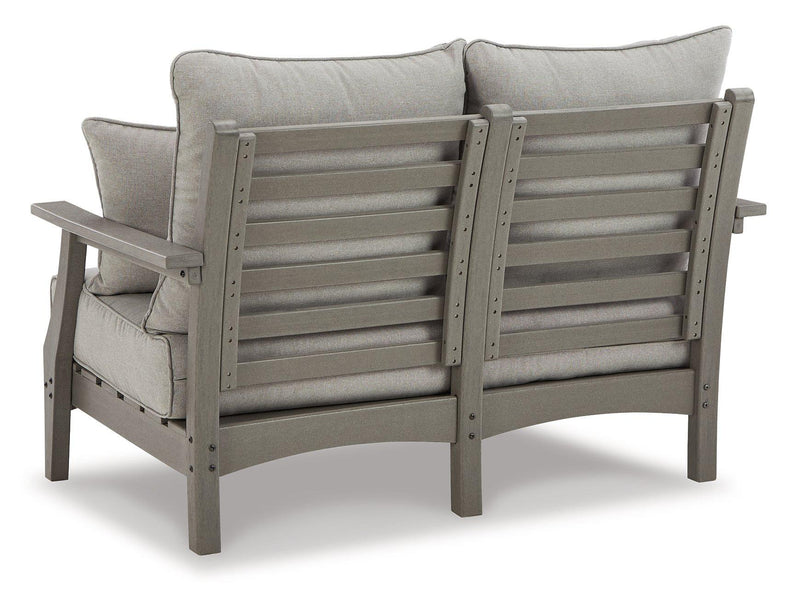 Visola Outdoor Sofa and Loveseat Set - Jay's Mattress Plus (NY)