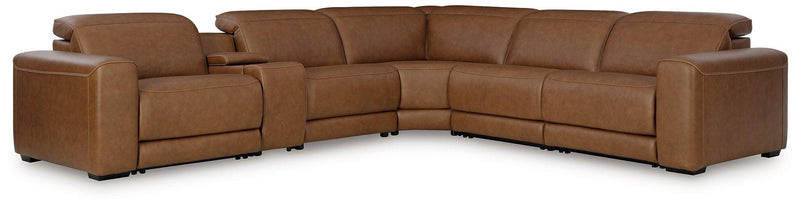 Magic Man Power Reclining Sectional with Console - Jay's Mattress Plus (NY)